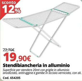Brico Io Stendibiancheria In Alluminio offerta