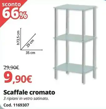 Brico Io Scaffale Cromato offerta