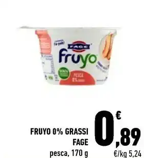 Conad Fage Fruyo Pesca 170 G(ml) offerta