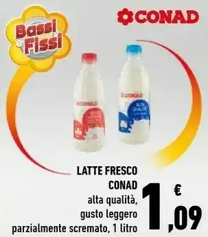 Conad Conad - Latte Fresco Alta Qualità 1000 G(ml) offerta