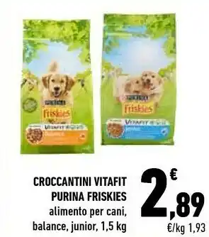Conad Purina Croccantini Friskies offerta