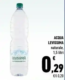 Conad Levissima Levissima - Acqua Minerale Naturale offerta