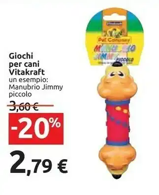 Carrefour Vitakraft Manubrio Jimmy Piccolo offerta