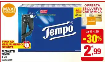 Iperal Tempo Fazzoletti offerta