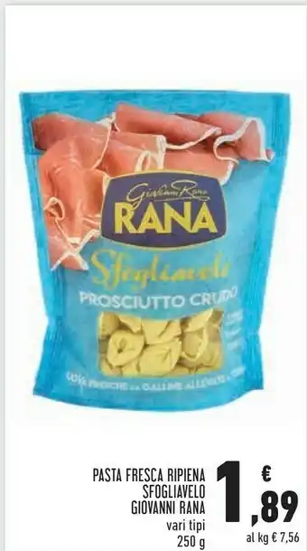 Conad Superstore Rana Sfogliavelo Prosciutto Crudo 250 G(ml) offerta
