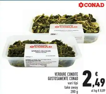 Conad Superstore Conad Verdure Condite Gustosamente Vari Tipi offerta