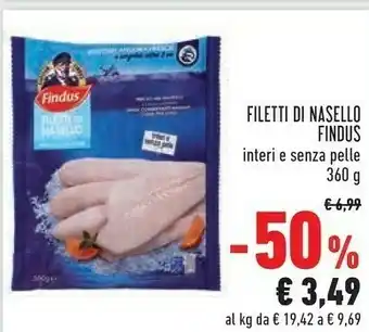 Conad Superstore Findus Filetti Di Nasello Interi E Senza Pelle offerta