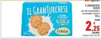 Conad Superstore Colussi Il Gran Turchese 800 G(ml) offerta