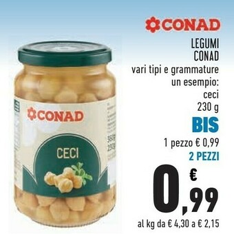Conad Conad Legumi offerta