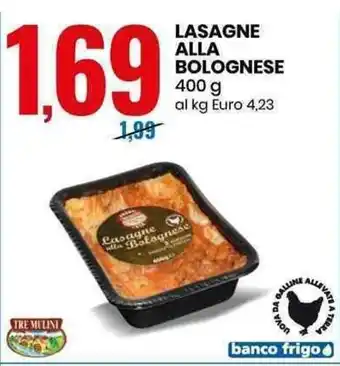 Eurospin Lasagne Alla Bolognese 400g offerta