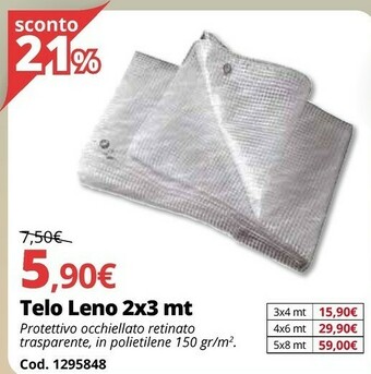 Brico Io Telo Leno 2x3 Mt offerta