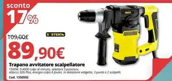Brico Io System+ Trapano Avvitatore Scalpellatore offerta