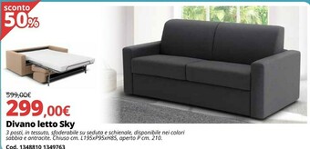 Brico Io Divano Letto Sky offerta