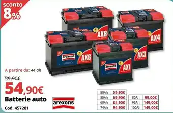 Arexons Batterie Auto