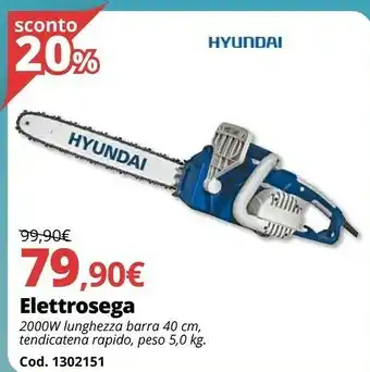 Brico Io Hyundai Elettrosega offerta