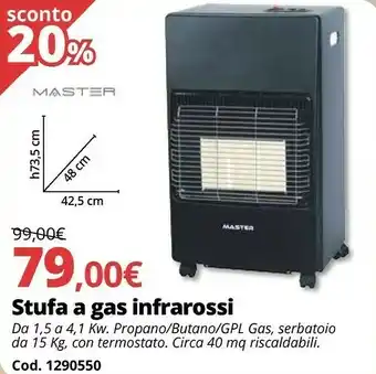 Brico Io Master Stufa A Gas Infrarossi offerta