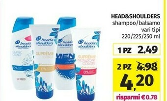 Pam Shampoo offerta
