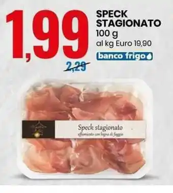 Eurospin Speck Stagionato 100g offerta