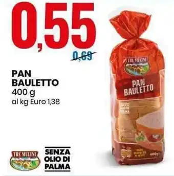 Eurospin Pan Bauletto 400g offerta