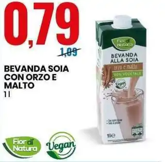 Bevanda Soia con Orzo e Malto 1l