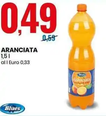 Eurospin Blues Aranciata 1,5l offerta