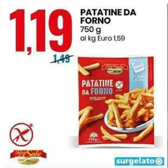 Eurospin Patatine da Forno 750g offerta