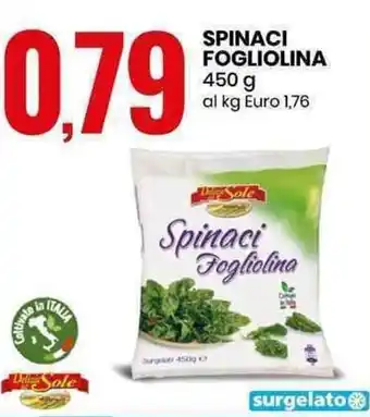 Eurospin Spinaci Foglioliva 450g offerta