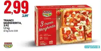 Eurospin Tranci Margherita 3pz 1,2kg offerta