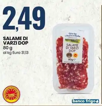 Eurospin Salame di Varzi Dop 80g offerta