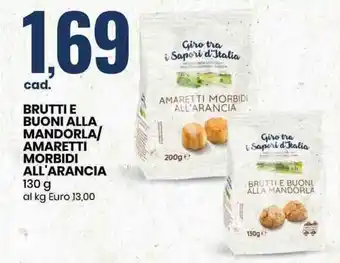 Brutti e Buoni Alla Mandorla/Amaretti Morbidi All'Arancia 130g