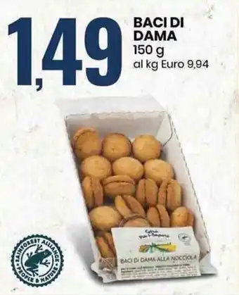Eurospin Baci di Dama 150g offerta