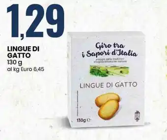 Eurospin Lingue di Gatto 130g offerta