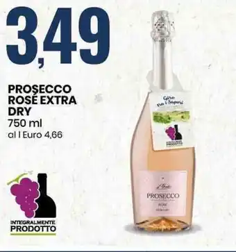 Eurospin Prosecco Rosé Extra Dry 750ml offerta