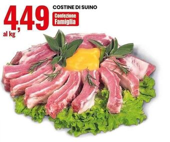 Eurospin Costine di Suino offerta