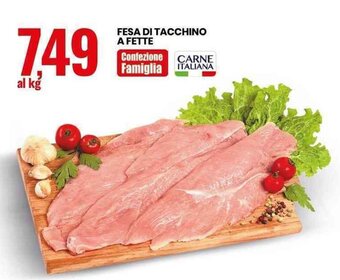 Eurospin Fesa di tacchino a fette offerta