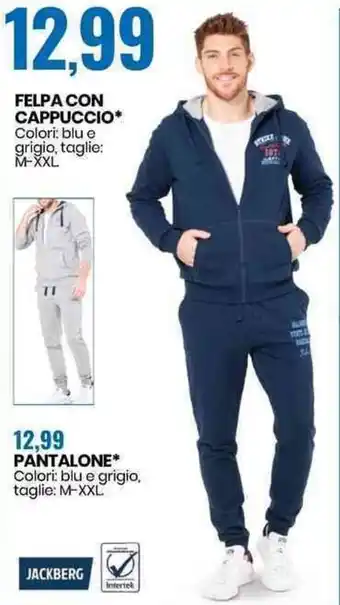 Eurospin Pantalone M-XXL offerta