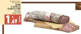 Conad SALAME IL CASERECCIO SALUMIFICIO ZIRONI offerta