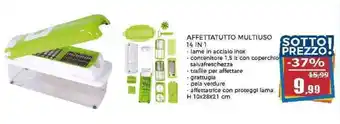Happy Casa AFFETTATUTTO MULTIUSO 14 IN 1 offerta