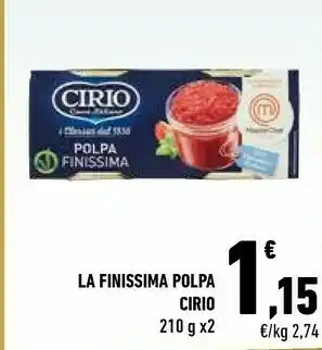 Conad Cirio La Finissima Polpa 420 G(ml) offerta