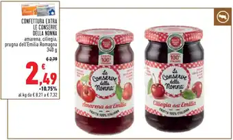 Conad CONFETTURA EXTRA LE CONSERVE DELLA NONNA 340 g offerta
