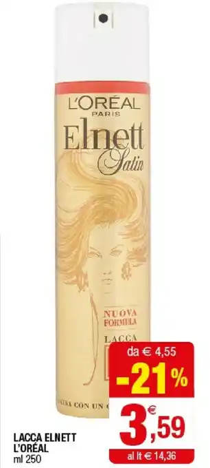 Iperal L'Oreal Lacca Elnett offerta