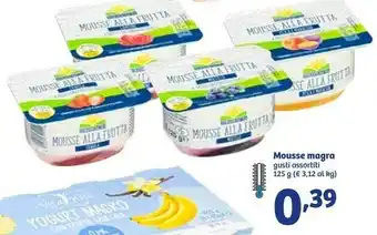 In'S Mercato Alpen - Mousse Alla Frutta Alla Fragola 125 G(ml) offerta