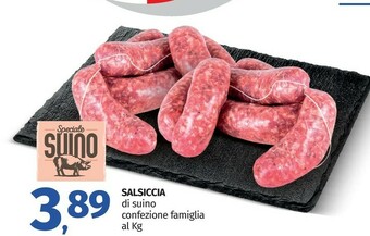 Pam Salsiccia Di Suino offerta