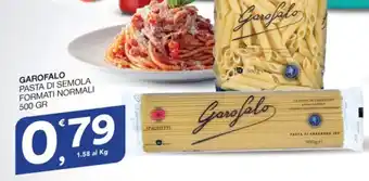 Quick Sisa GAROFALO PASTA DI SEMOLA FORMATI NORMALI 500 GR offerta