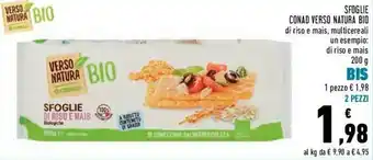 Conad Conad Verso Natura Bio Sfoglie 200g offerta