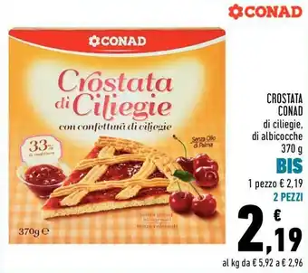 Conad Conad Crostata 370g offerta