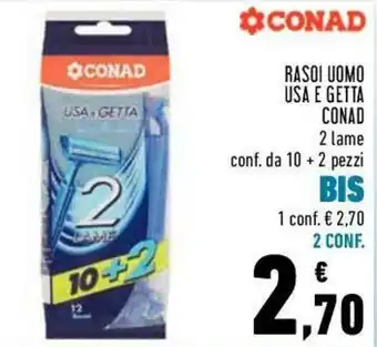 Conad Conad Rasoi Uomo Usa e Getta 10+2 pezzi offerta