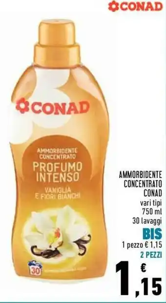 Conad Conad Ammorbidente Concentrato 750ml offerta