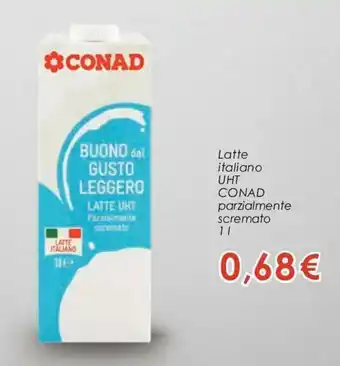 Conad Conad Latte italiano UHT 1l offerta