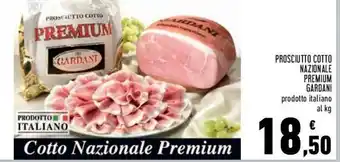 Conad Gardani Prosciutto Cotto Nazionale Premium offerta